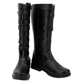 TV The Mandalorian Moff Gideon Black Shoes Boots Cosplay Accessories Halloween Carnival Props